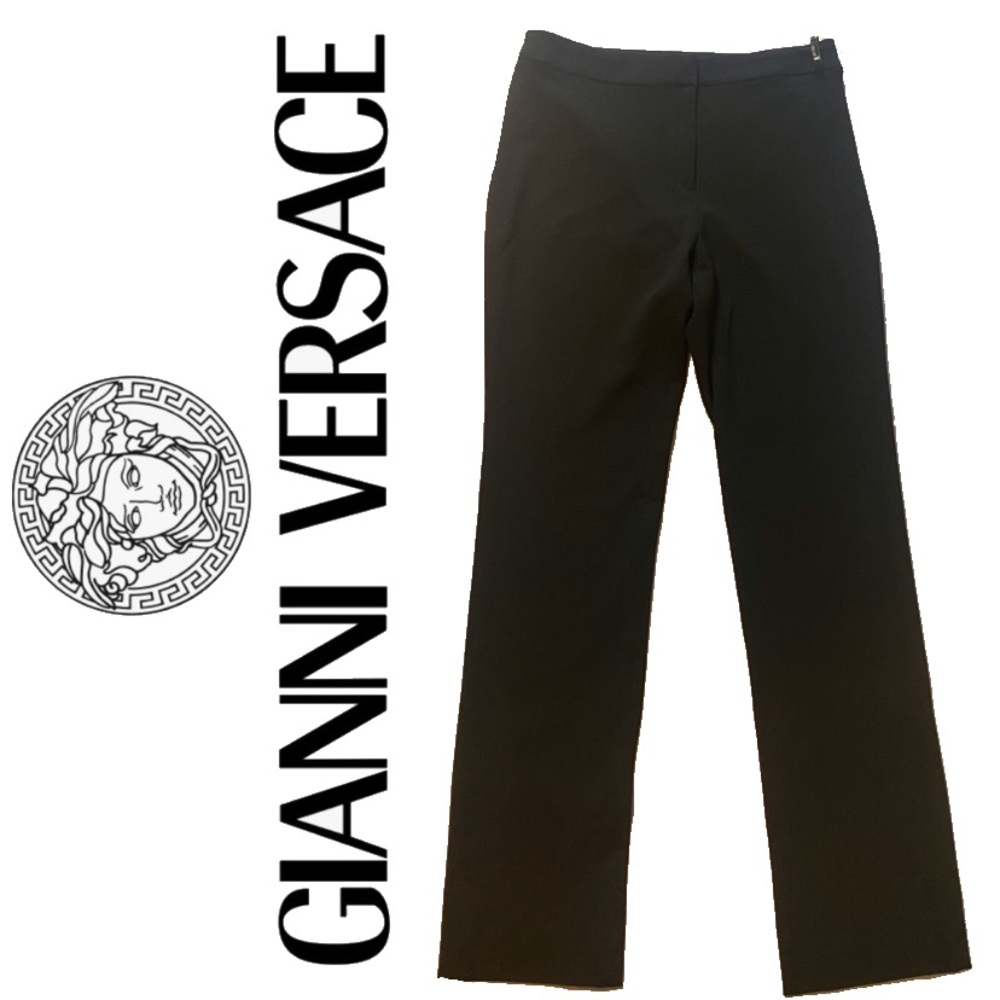 VERSACE vintage black pants